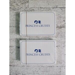 2 NEW Princess Cruises Playing Cards Poker Decks Vintage Ship Line Souvenir
